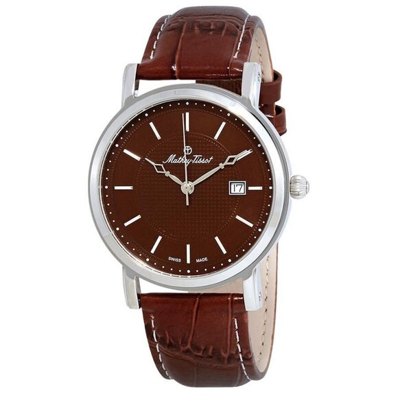 NWT Mathey-Tissot Fashion Men's Quartz Steel Authentic Watch - Picture 1 of 3